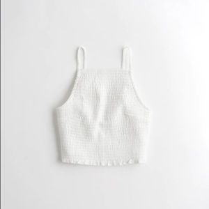 Forever 21 White Halter Tank Top